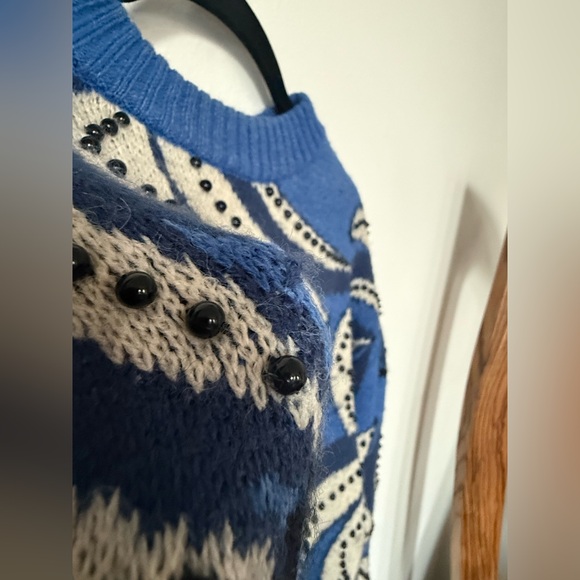 Farm Rio Cropped Banana Sweater - Picture 5 of 13